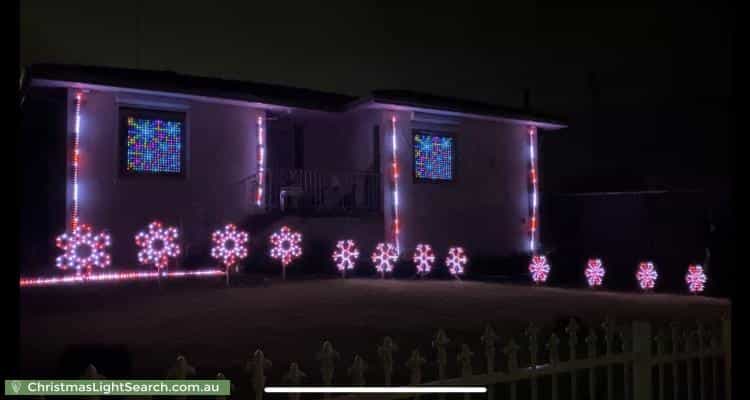 Christmas Light display at 34 Fragar Road, South Penrith