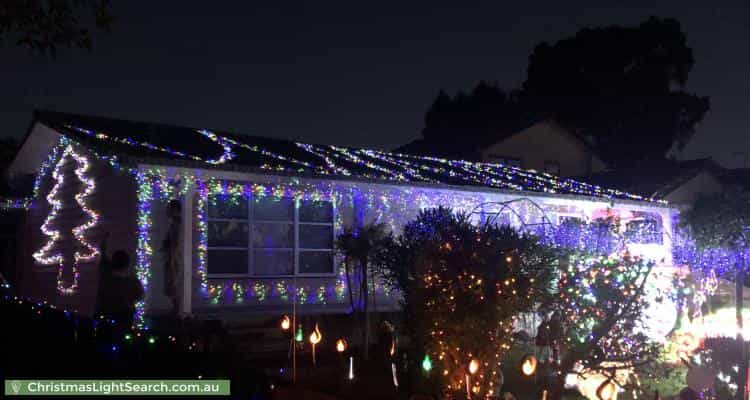 Christmas Light display at 675 Stud Road, Scoresby