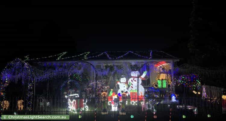 Christmas Light display at 675 Stud Road, Scoresby
