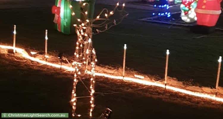 Christmas Light display at 40 Norfolk Crescent, Bundoora
