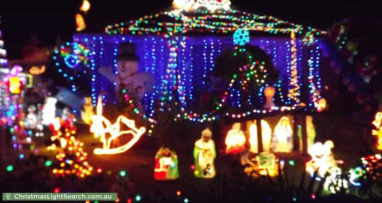Christmas Light display at 33 Morrison Street, Wodonga