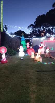 Christmas Light display at 17 Verbena Avenue, The Basin
