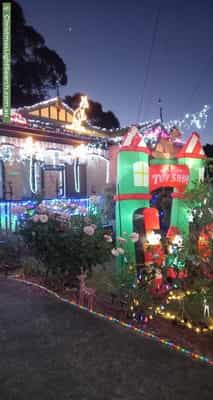 Christmas Light display at 17 Verbena Avenue, The Basin