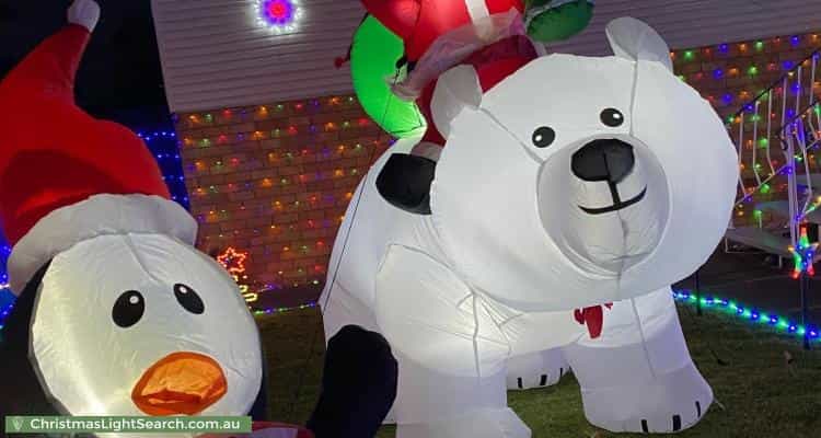Christmas Light display at 8 Witt Street, Banyo