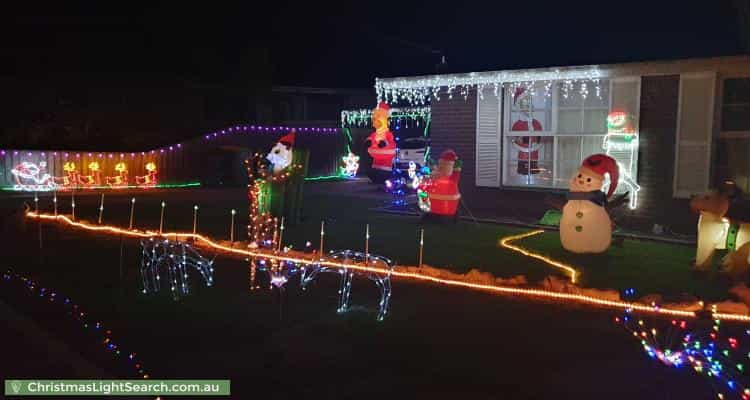 Christmas Light display at 40 Norfolk Crescent, Bundoora