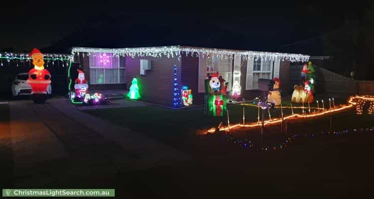 Christmas Light display at 40 Norfolk Crescent, Bundoora