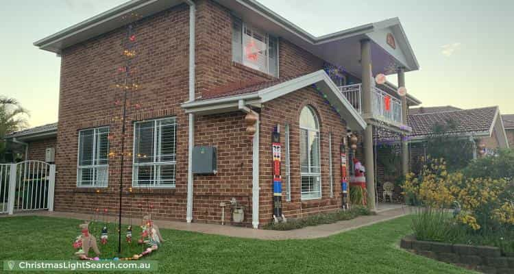 Christmas Light display at 4 Bellinger Close, Wallsend