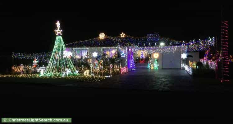 Christmas Light display at 79 Hanworth Street, Balcatta