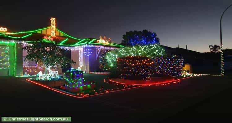 Christmas Light display at 21 Arbroath Circle, Kinross