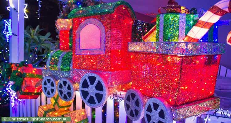 Christmas Light display at 17 Stephenson Street, Birrong