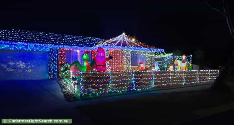 Christmas Light display at  Sandalwood Grove, Carrum Downs