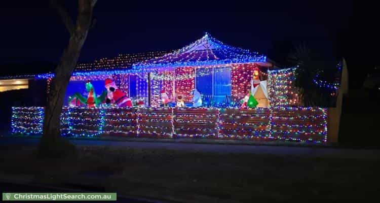 Christmas Light display at  Sandalwood Grove, Carrum Downs