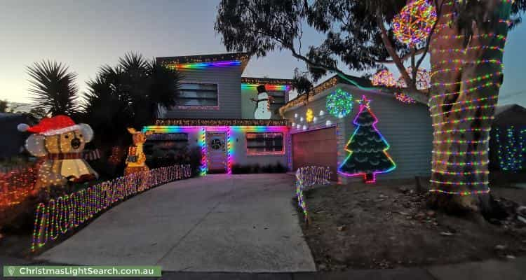 Christmas Light display at 7 Clarrisa Court, Narre Warren