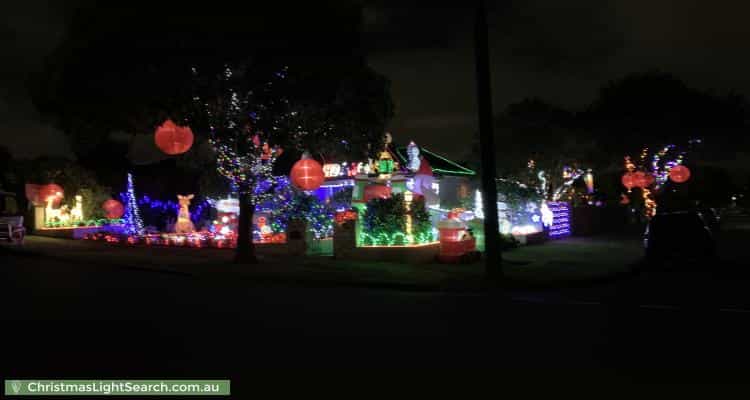 Christmas Light display at 17 Stephenson Street, Birrong