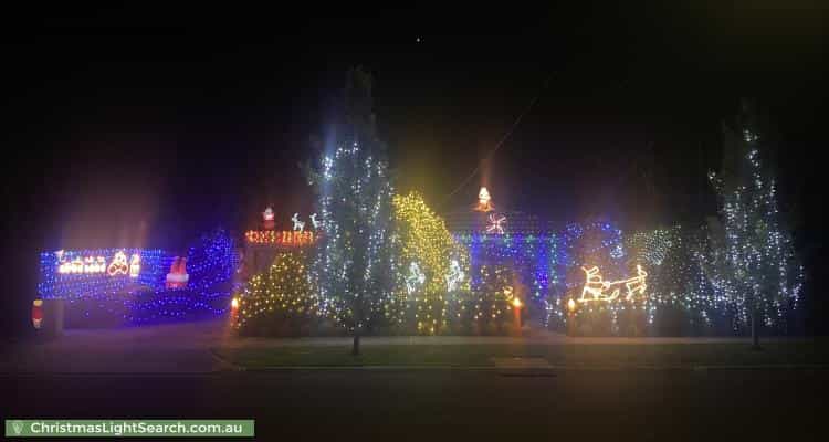 Christmas Light display at  Buckland Crescent, Keilor