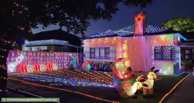 Christmas Light display at 102 Baker Street, Glengowrie