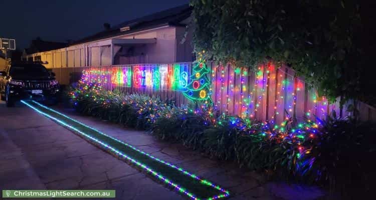 Christmas Light display at 102 Baker Street, Glengowrie