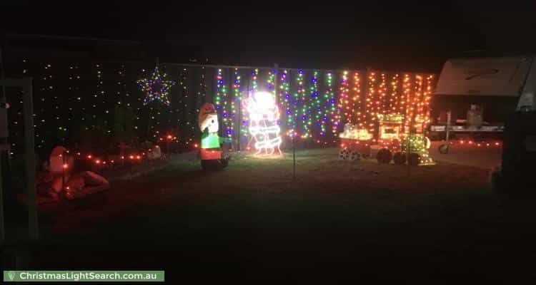 Christmas Light display at 4 Walden Court, Cranbourne North