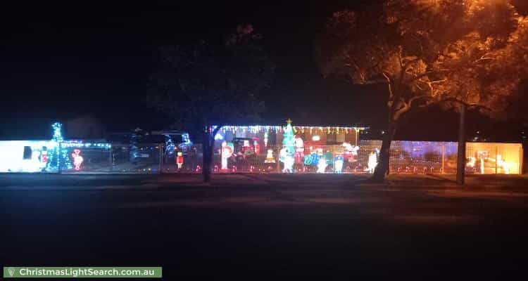 Christmas Light display at 5 Old Mallala Road, Two Wells