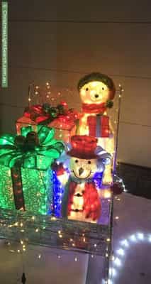 Christmas Light display at 15 Boronia Street, Bentleigh East