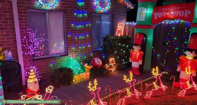 Christmas Light display at  Clyde Street, Ferntree Gully