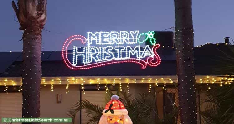Christmas Light display at 71 Wittenoom Road, High Wycombe