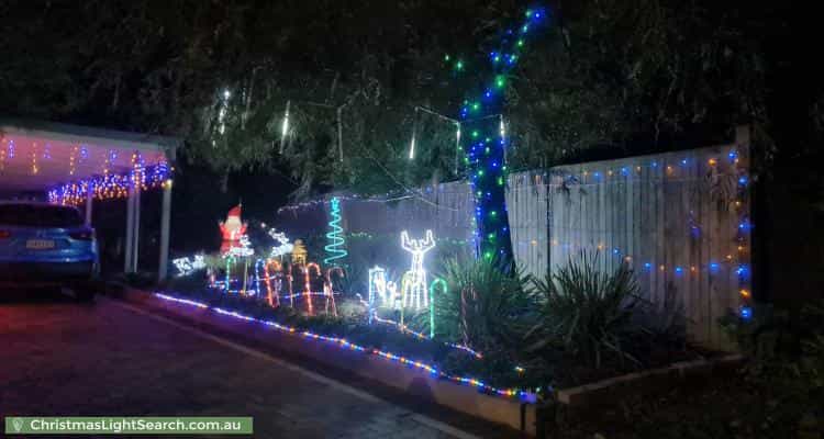 Christmas Light display at  Wembley Avenue, Bridgewater