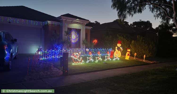 Christmas Light display at 11 Bergamot Drive, Point Cook