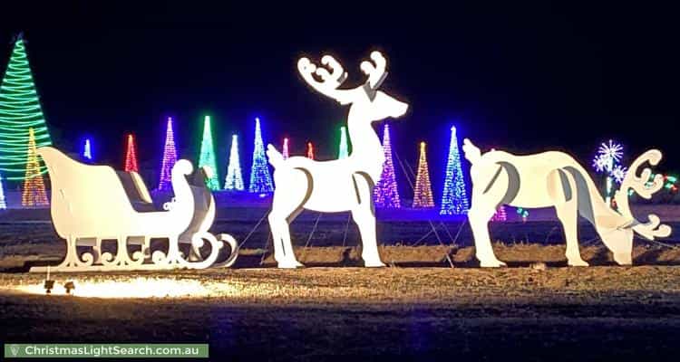 Christmas Light display at 6 Nine Mile Road, Strathalbyn