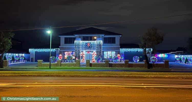 Christmas Light display at 352 Coburns Road, Kurunjang