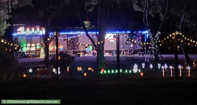 Christmas Light display at 258 Dawkins Road, Lewiston