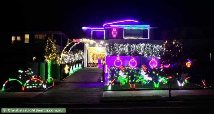 Christmas Light display at 91 Hennessy Avenue, Moorebank