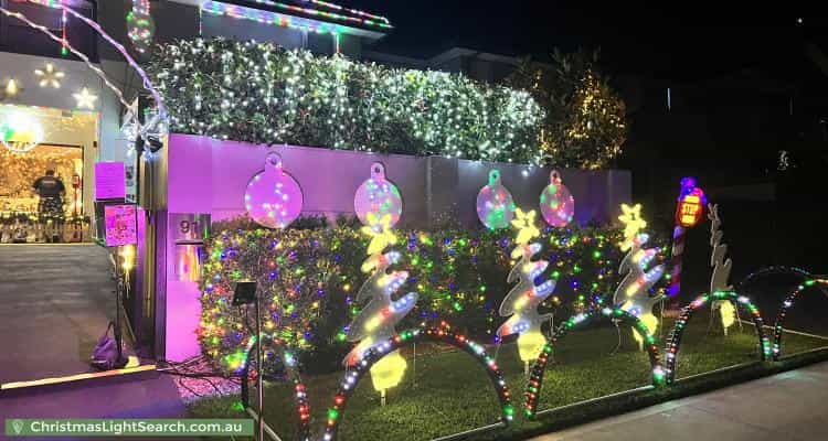 Christmas Light display at 91 Hennessy Avenue, Moorebank