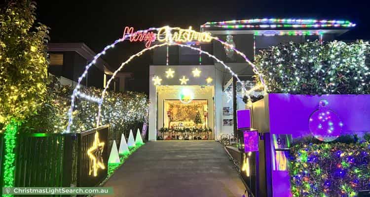 Christmas Light display at 91 Hennessy Avenue, Moorebank