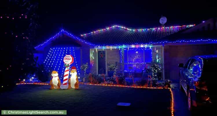 Christmas Light display at 22 Knightley Circuit, Freeling