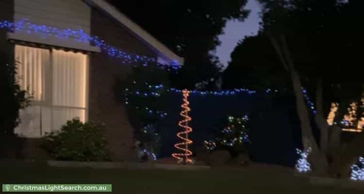 Christmas Light display at  Mellowood Court, Ferntree Gully