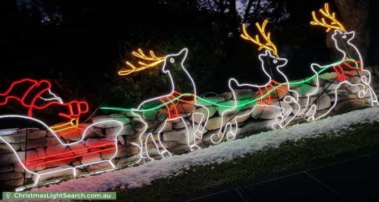 Christmas Light display at 14 Martha Avenue, Northmead