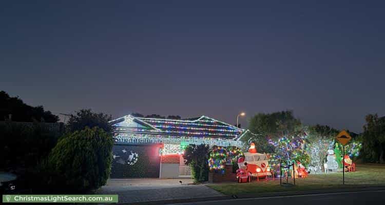 Christmas Light display at 1 Keane Court, Old Reynella