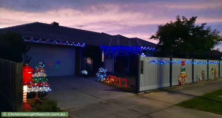 Christmas Light display at 8 Carroll Court, Narre Warren