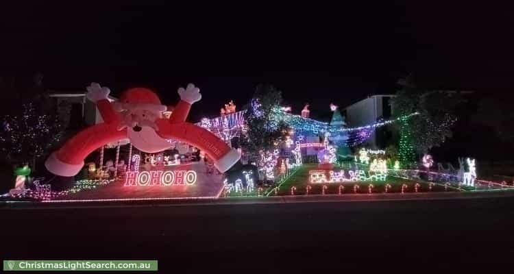 Christmas Light display at 84 Jenolan Circuit, Harrington Park