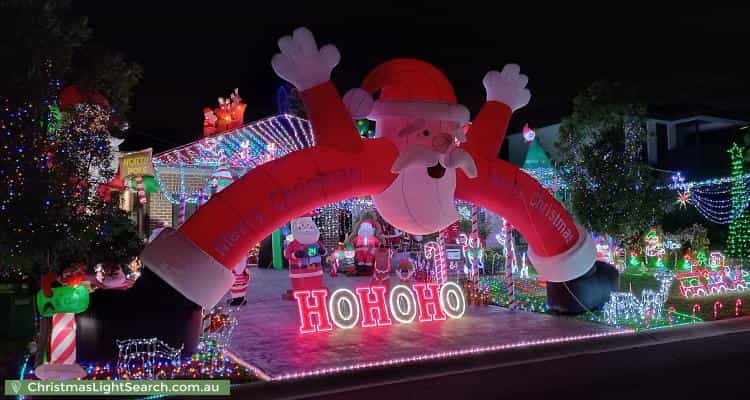 Christmas Light display at 84 Jenolan Circuit, Harrington Park