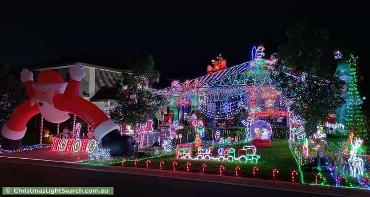 Christmas Light display at 84 Jenolan Circuit, Harrington Park