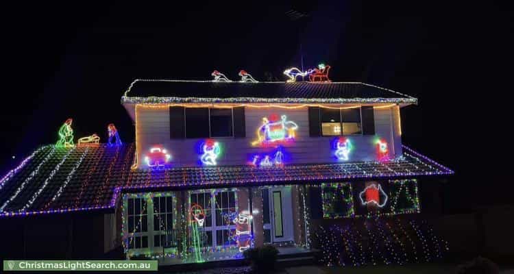Christmas Light display at 10 Micawber Street, Ambarvale