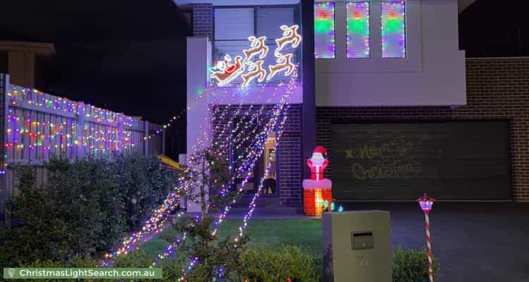 Christmas Light display at 37 Corallee Crescent, Marsden Park