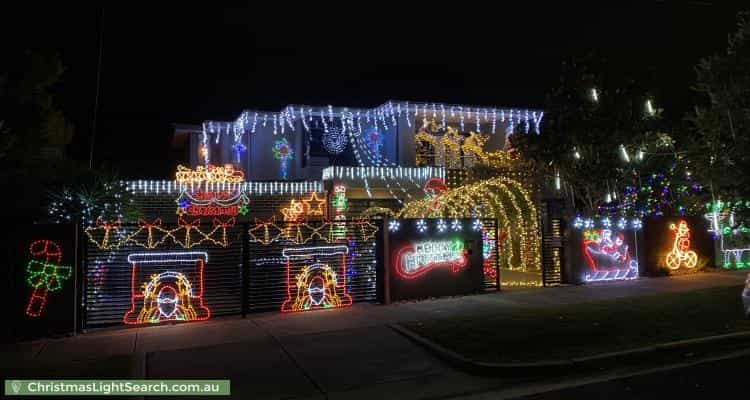 Christmas Light display at 1 Hunter Avenue, Black Rock