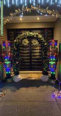 Christmas Light display at 1 Hunter Avenue, Black Rock