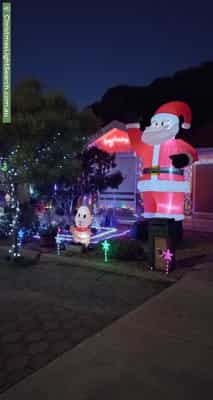 Christmas Light display at 2 Balmoral Court, Paralowie