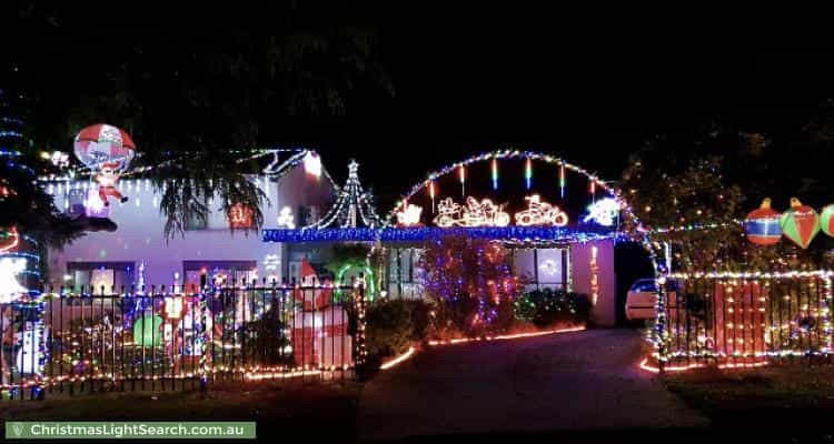 Christmas Light display at  Hordern Road, Mount Evelyn