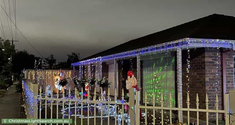 Christmas Light display at 1 Topaz Way, Hampton Park