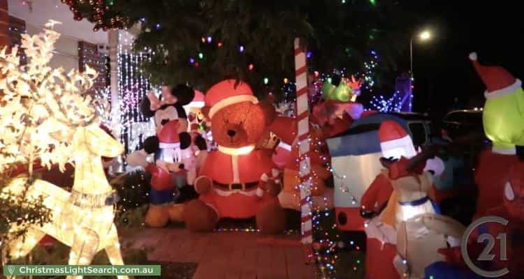 Christmas Light display at 86 Bethany Road, Hoppers Crossing